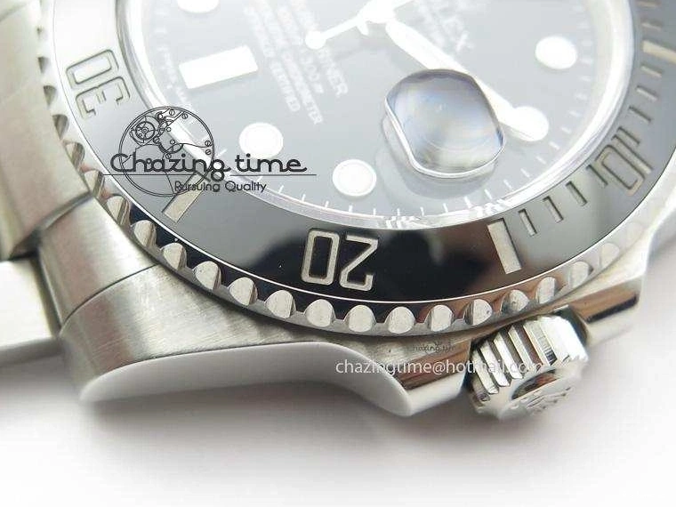 0103 Colorful Submariner 116610 LN Black Ceramic JF 1:1 Best Edition On SS Bracelet A2836 V 3977